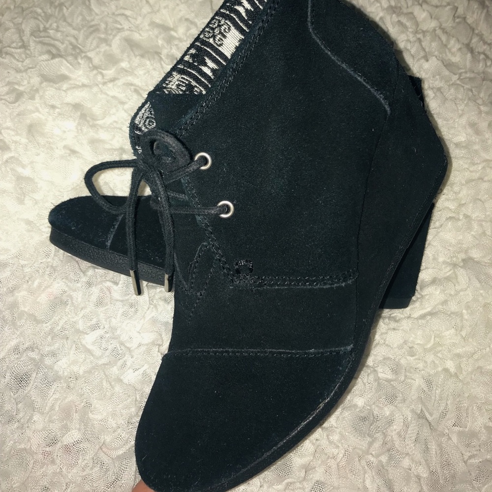 TOMS Wedge Booties